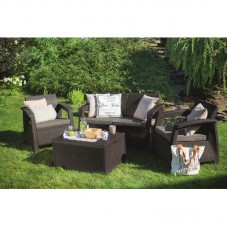 KETER. Set mobilier gradina maro Corfu Box..